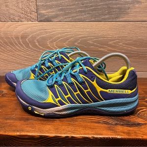 Merrell All Out Fuse Unifly Womens Size 7‎ Running Shoes Sneakers 1483868
